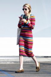 Emma Roberts in Stripes - Urgent Care in Hollywood 09/24/2018