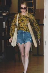 Emma Roberts - Picks Up Art at a Gallery in LA 09/01/2018