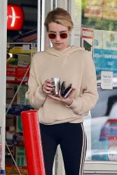 Emma Roberts - Stops by a Gas Station in Beverly Hills 09/05/2018