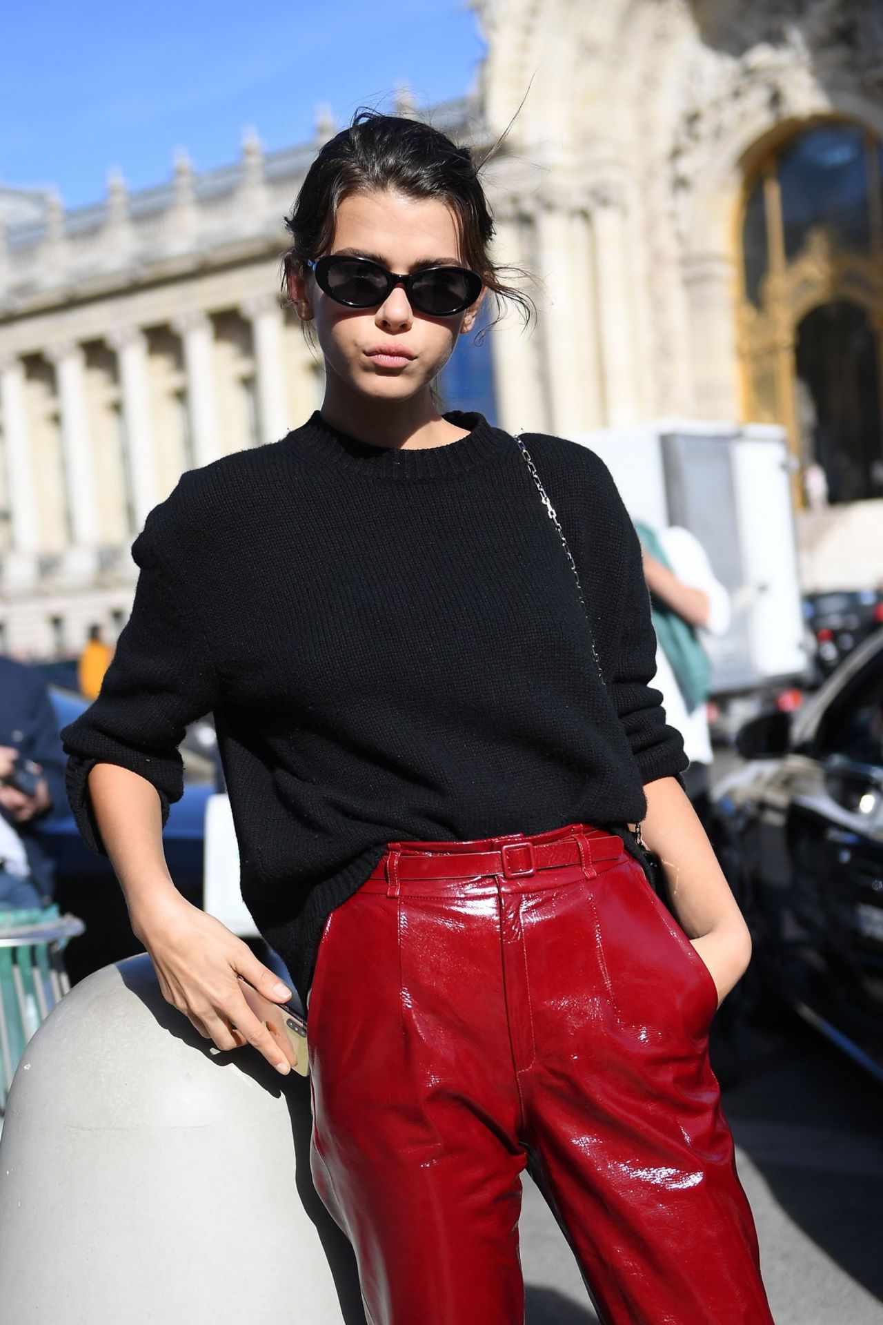 Georgia Fowler at Elie Saab Show at Paris Fashion Week 09/29/2018 ...