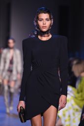 Georgia Fowler Walks Elie Saab Show at Paris Fashion Week 09/29/2018