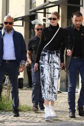 Gigi Hadid - Leaves the Max Mara Fashion Show, Milan Fashion Week 09/20/2018
