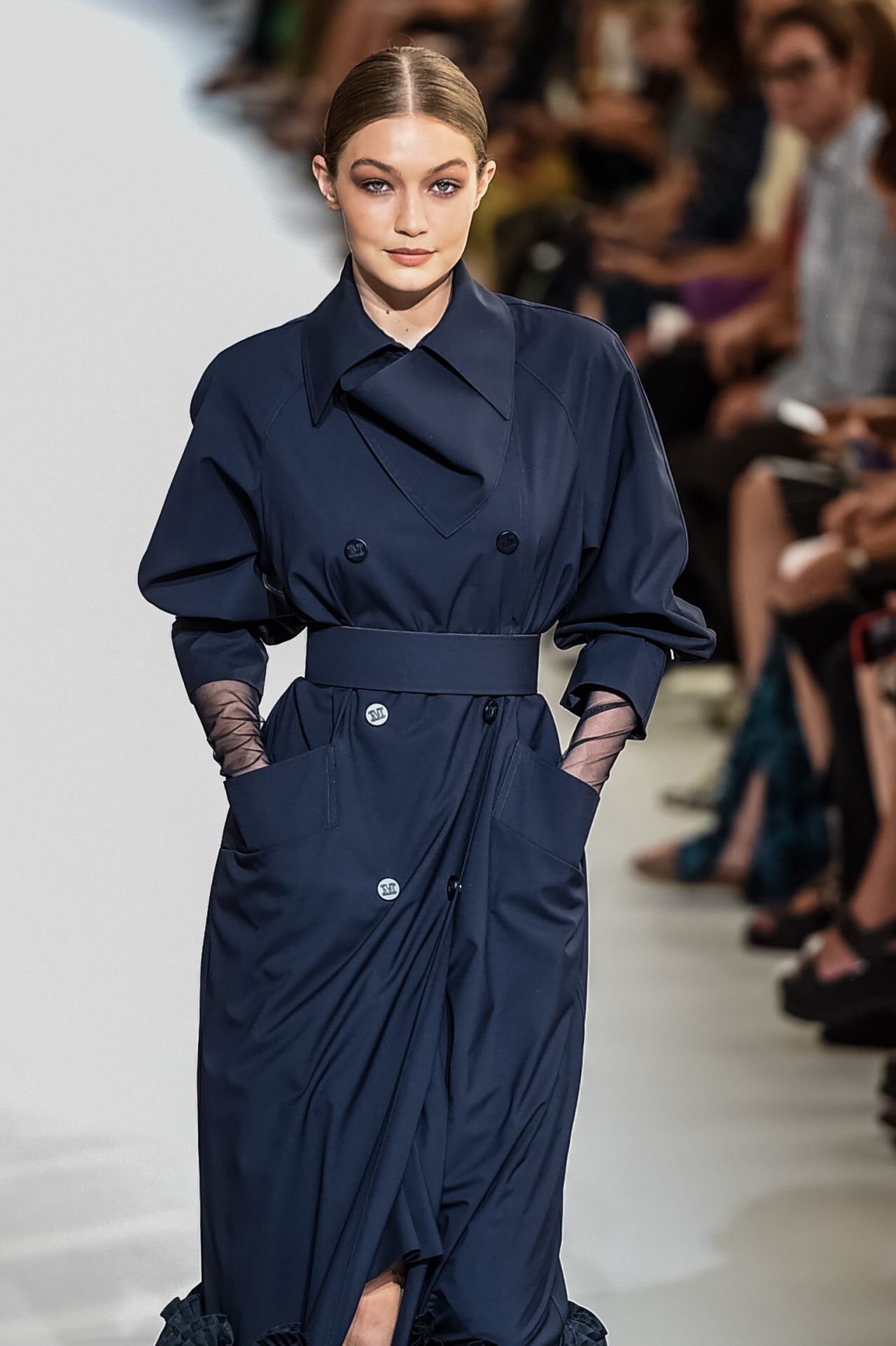 Gigi Hadid - Walks Max Mara Show at the Milan Womens Fashion Week 09/20