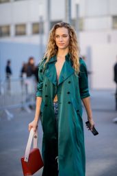 Hannah Ferguson – Leaving Chloe Fashion Show in Paris 09/27/2018