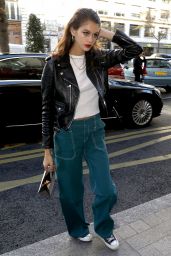 Kaia Gerber – Arriving at the Royal Monceau Hotel in Paris 09/27/2018