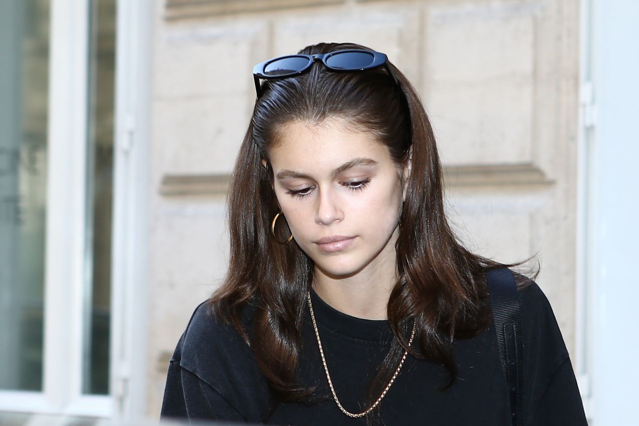 Kaia Gerber in Paris for Paris Fashion Week 09/27/2018 • CelebMafia