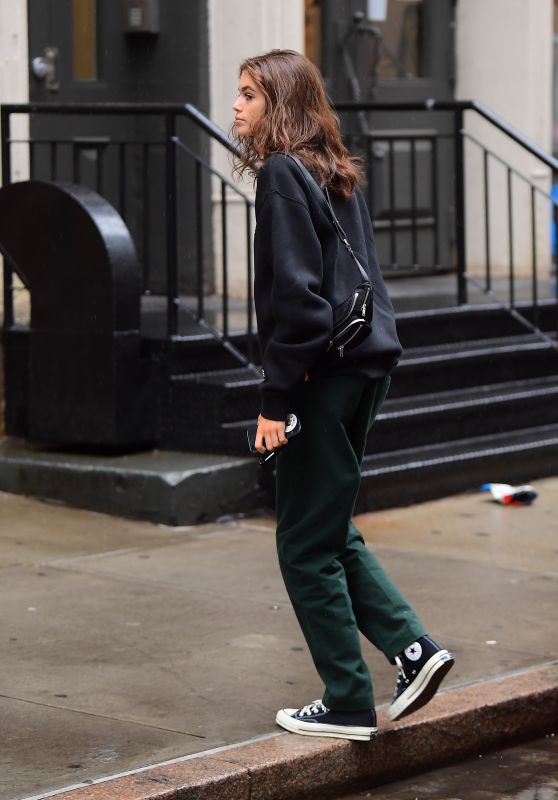 Kaia Gerber Street Style - Out in NYC 09/09/2018