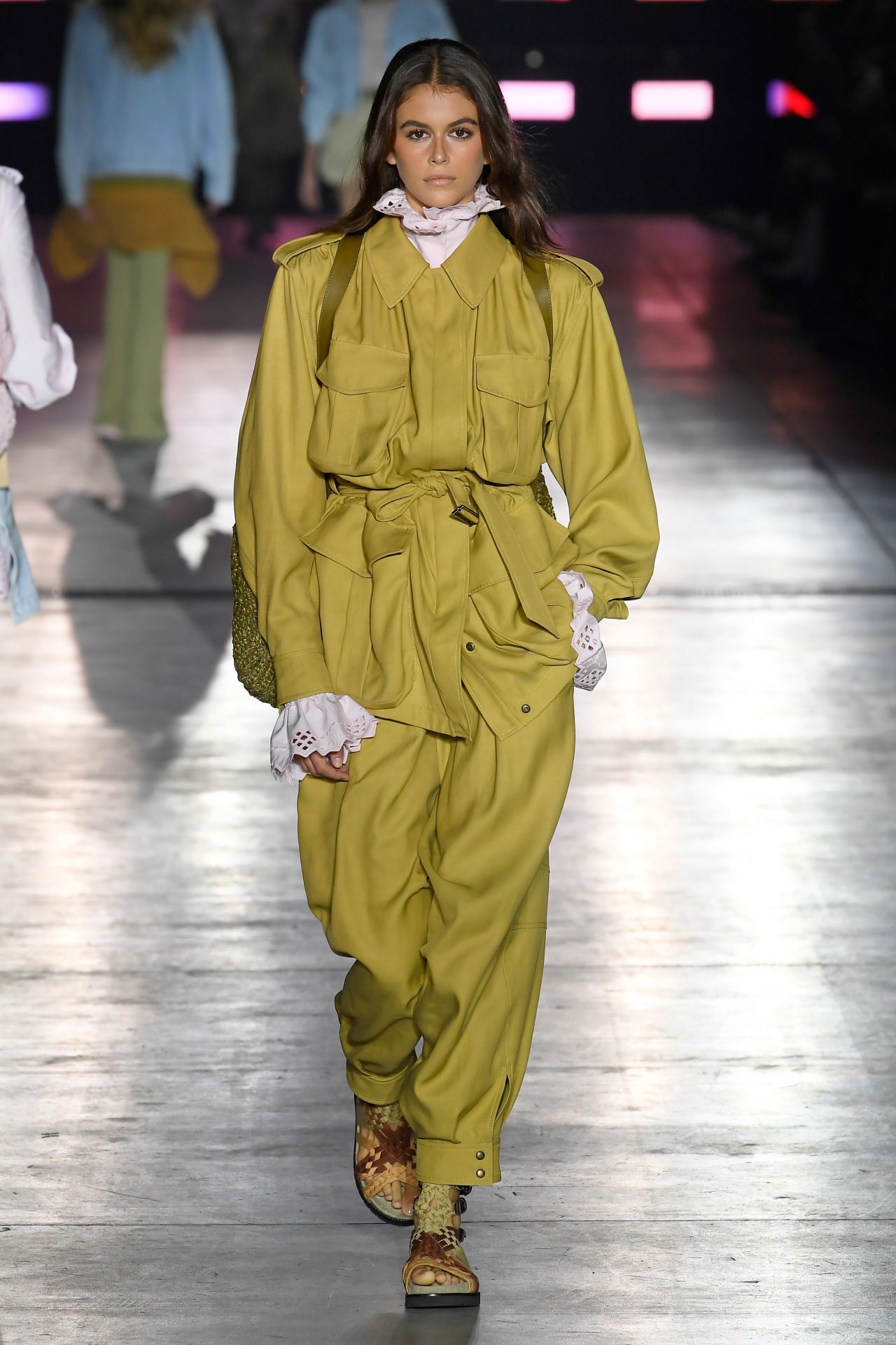 Kaia Gerber - Walks Alberta Ferretti Show at Milan Fashion Week 09/19 ...