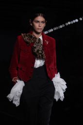Kaia Gerber - Walks Saint Laurent Show in Paris 09/25/2018
