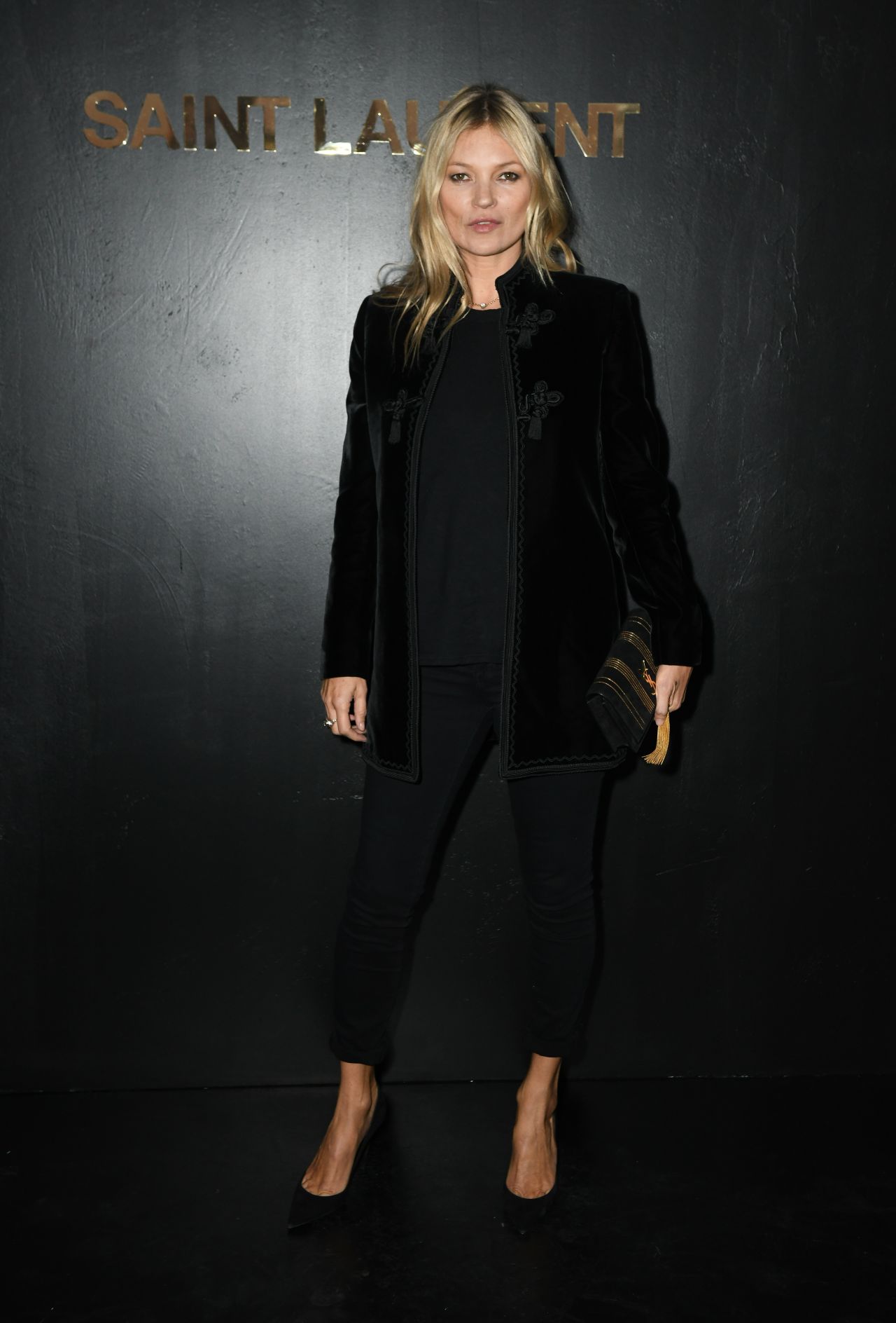 Kate Moss – Saint Laurent Show, Paris Fashion Week 09/25/2018 • CelebMafia