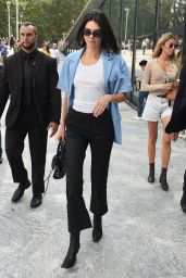 Kendall Jenner - Arrives at the Alberta Ferretti Show at Milan Fashion Week 09/19/2018