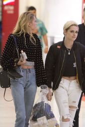 Kristen Stewart and Stella Maxwell Leaving Toronto Airport 09/15/2018