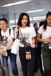 Liu Wen - Airport in Shanghai 09/05/2018