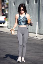 Lucy Hale - Heading to the Gym in LA 09/15/2018