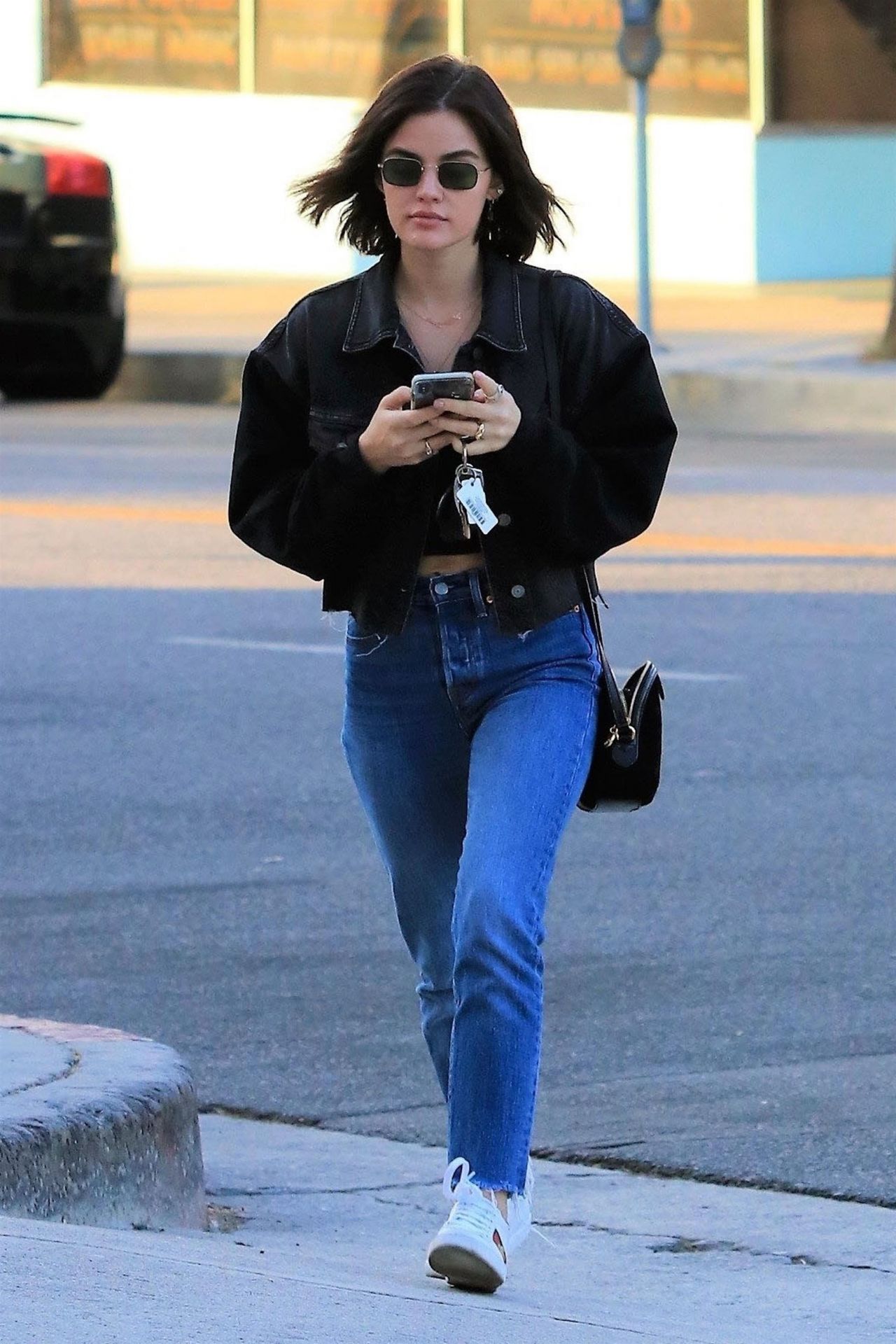 Lucy Hale in Jeans - Los Angeles 09/25/2018 • CelebMafia