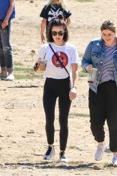 Lucy Hale - Takes Her Dog to the Park in LA 09/19/2018
