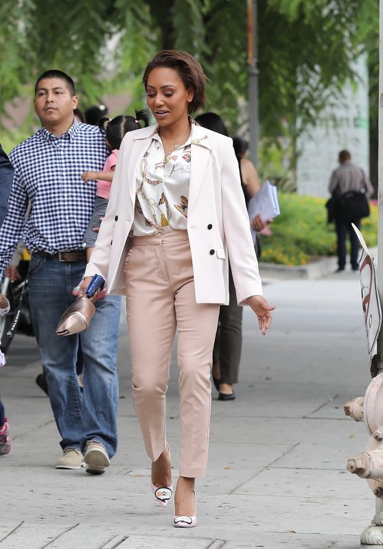 Melanie Brown at the Los Angeles Courthouse 09/04/2018
