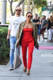 Melanie Brown - Goes to Lunch at Wolfgang Puck in LA 08/31/2018