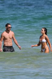 Olivia Culpo in Bikini with Danny Amendola on Miami Beach 09/25/2018