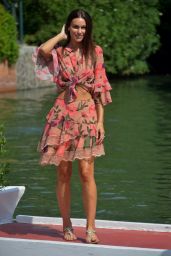 Paola Turani - Sighting During 75th Venice Film Festival 08/29/2018