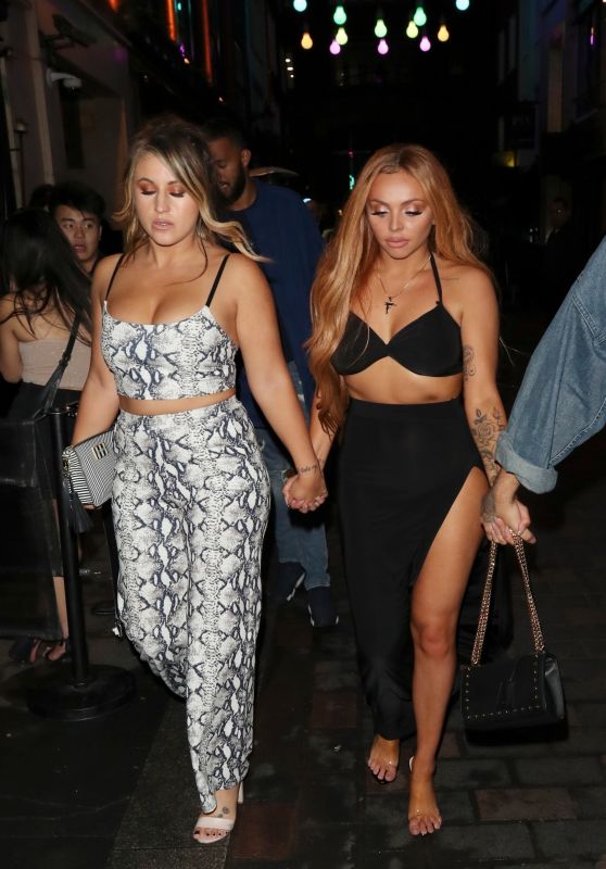 Perrie Edwards, Leigh-Anne Pinnock and Jesy Nelson at Cirque in London 09/22/2018