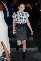 Sadie Sink - Leaving the Maxfield Party in West Hollywood 09/18/2018