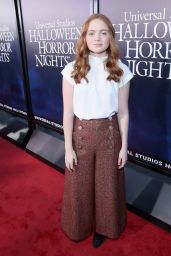 Sadie Sink – Universal Studios “Halloween Horror Nights” in Hollywood 09/14/2018