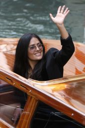 Salma Hayek at San Marco Square in Venice 09/02/2018