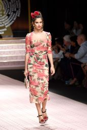 Sara Sampaio Walks Dolce & Gabbana Show, Milan Fashion Week 09/23/2018