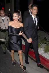 Sarah Hyland and Wells Adam - Leaving the Audi Pre-Emmy Party in West Hollywood 09/15/2018