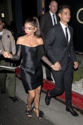 Sarah Hyland and Wells Adam - Leaving the Audi Pre-Emmy Party in West Hollywood 09/15/2018