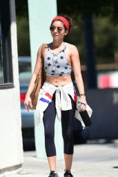 Sarah Hyland - Finishes a Workout in Los Angeles 09/14/2018