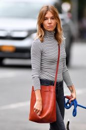 Sienna Miller Walks Her Dog in NYC 09/21/2018