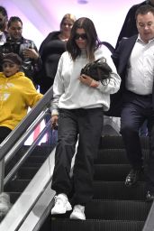 Sofia Richie in a Tracksuit and Sneakers - Sydney Airport 09/06/2018