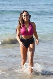Sophie Kasaei in Bikini on the Beach in Mykonos 09/19/2018