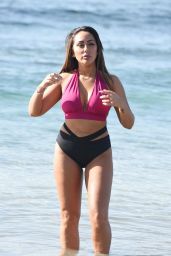 Sophie Kasaei in Bikini on the Beach in Mykonos 09/19/2018