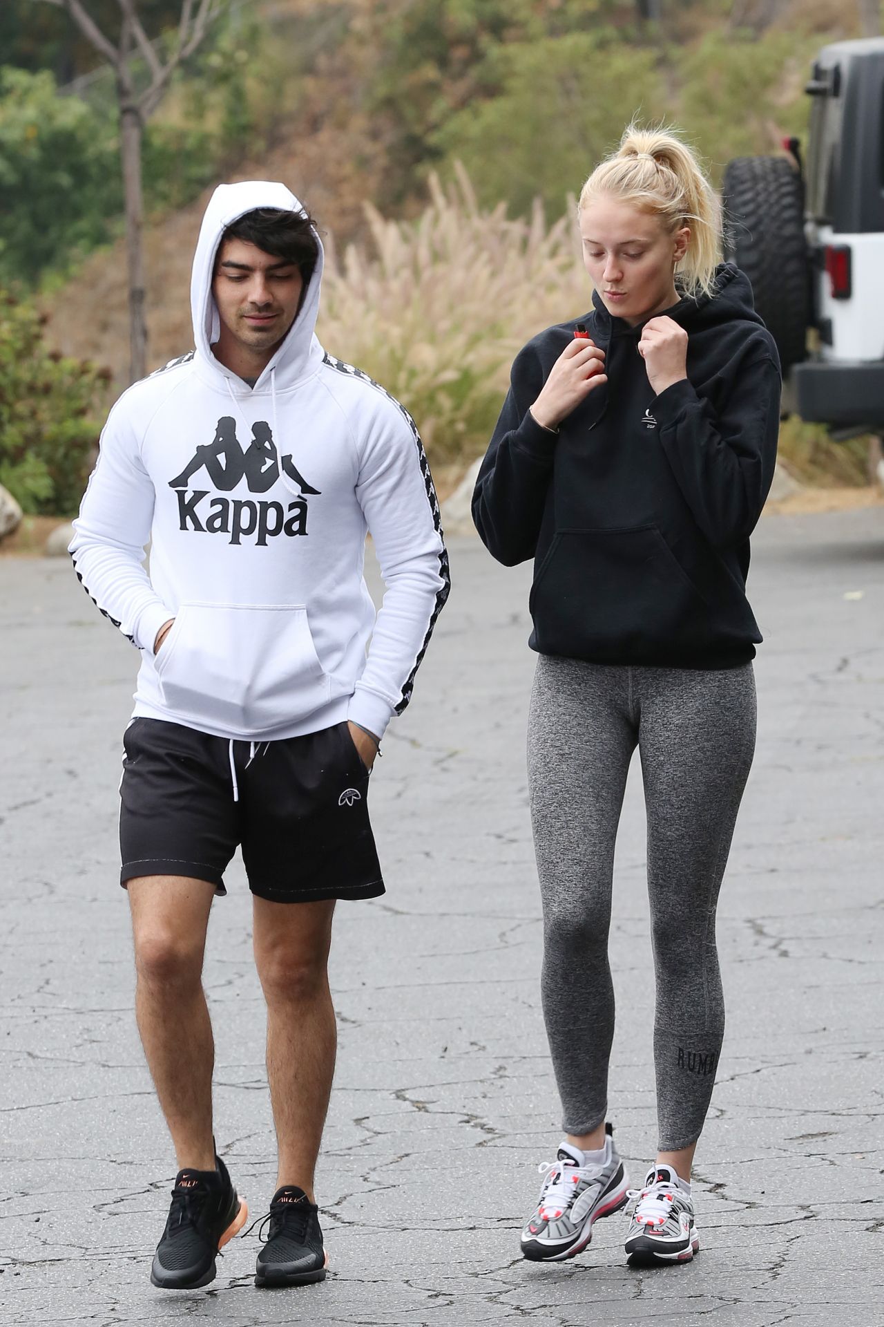 Sophie Turner and Joe Jonas - Morning Work Out Session in LA 09/26