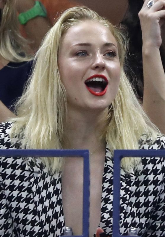 Sophie Turner at US Open in NYC 09/03/2018