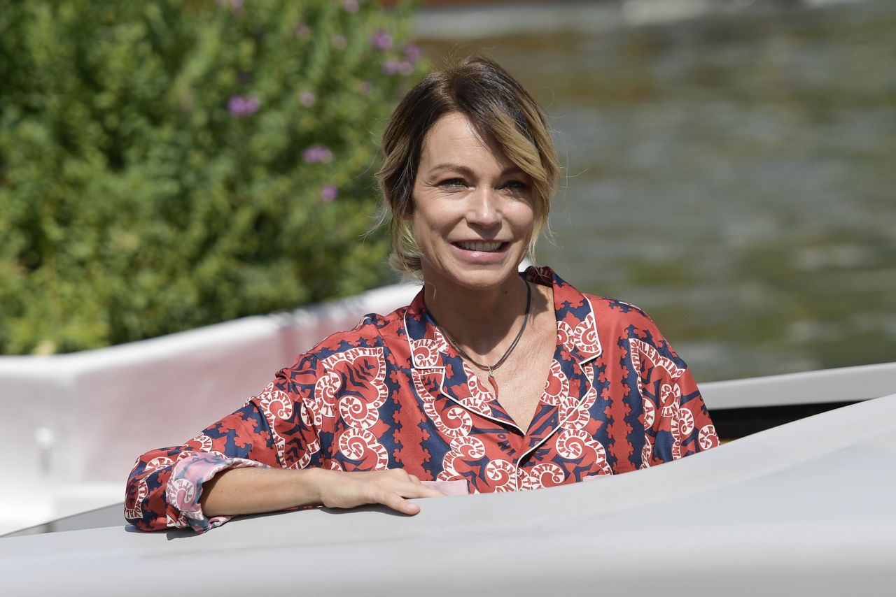 Stefania Rocca – Arriving at the 75th Venice Film Festival 09/02/2018