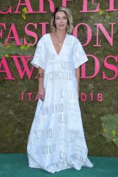 Stefania Rocca – Green Carpet Fashion Awards in Milan 09/23/2018