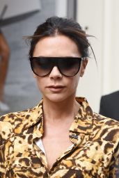 Victoria Beckham - Leaving Her Flagship Store in Mayfair 09/18/2018
