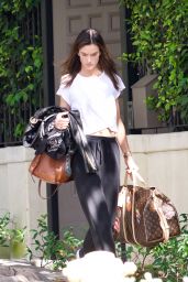 Alessandra Ambrosio - Leaving Her House in Brentwood 10/07/2018