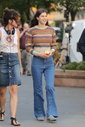 Alexandra Daddario - Filming "Can You Keep A Secret" in NY 10/10/2018