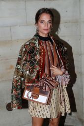 Alicia Vikander - Louis Vuitton Show, Paris Fashion Week 10/02/2018