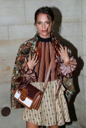 Alicia Vikander - Louis Vuitton Show, Paris Fashion Week 10/02/2018