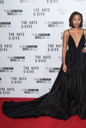 Amandla Stenberg - "The Hate U Give" European Premiere at 62nd BFI London Film Festival