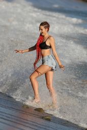 Ashley Brinton in Bikini Top in Malibu 10/18/2018