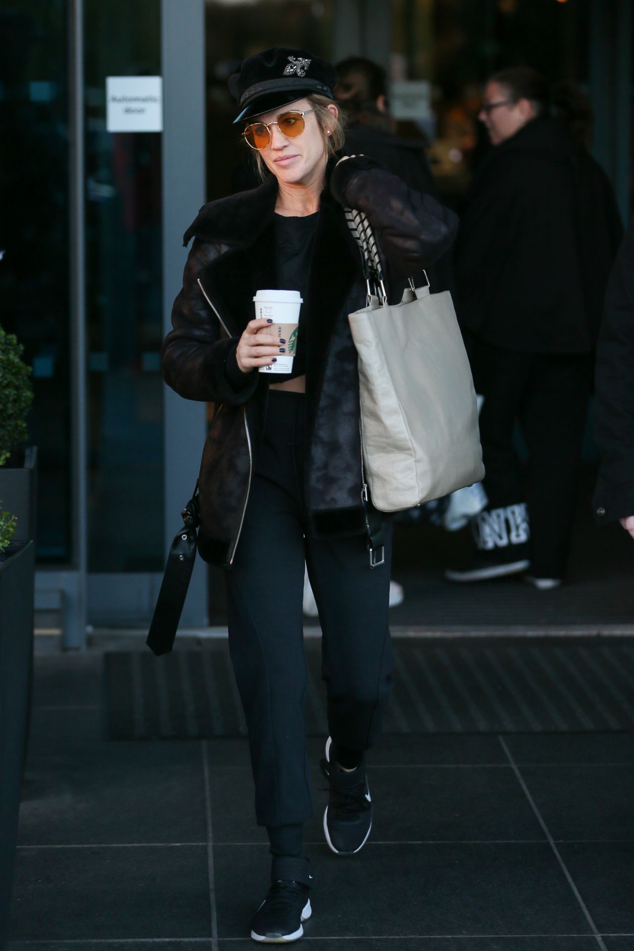 Ashley Roberts - Leaving Hotel for Live Halloween Show in London 10/27