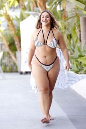 Ayesha Perry-Iqbal in Bikini - Poolside Photoshoot in Los Angeles 10/21/2018