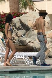Bai Ling in Bikini on Holiday in Palm Springs 10/12/2018